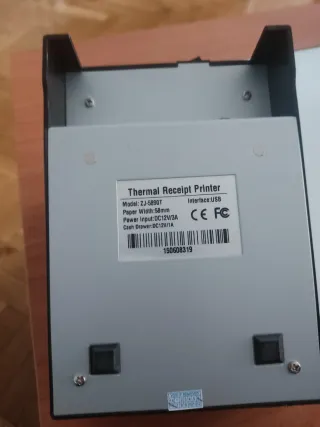 Impresora Térmica ZJ-5890T Negra