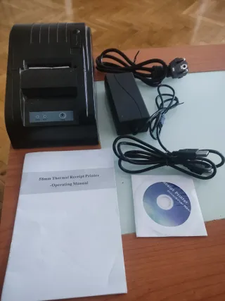 Impresora Térmica ZJ-5890T Negra