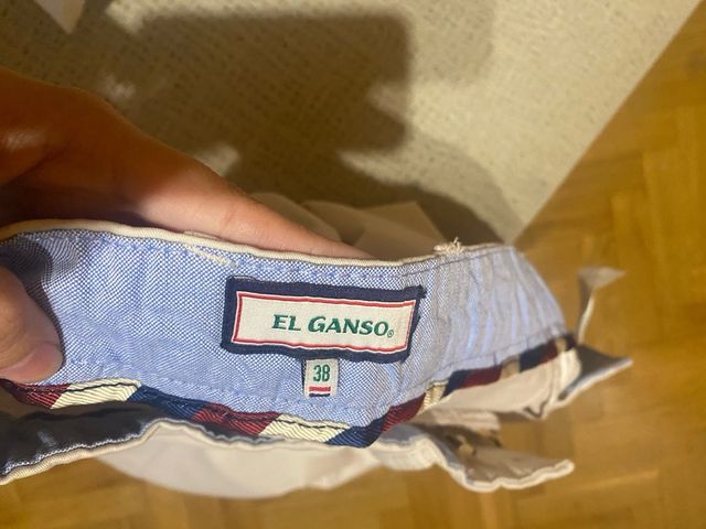 Pantalón chino El Ganso mujer blanco