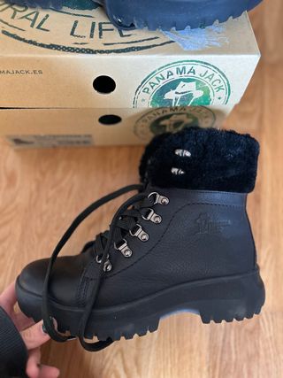 Botas Panama Jack negras mujer