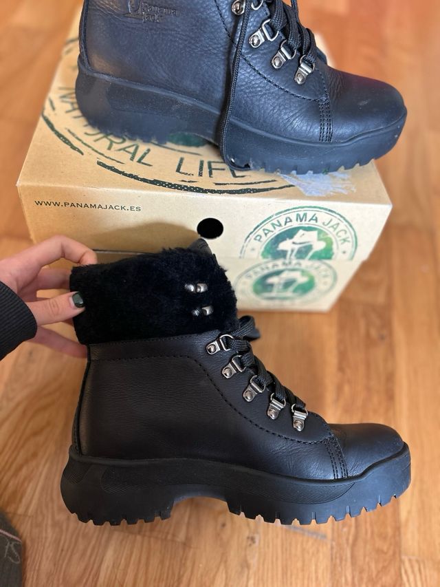 Botas Panama Jack negras mujer