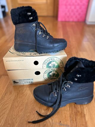 Botas Panama Jack negras mujer