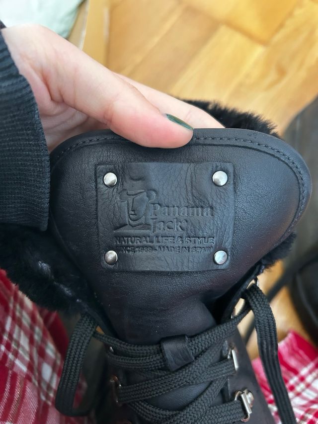 Botas Panama Jack negras mujer