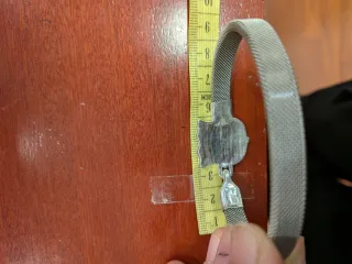 Pulsera FC Barcelona Plata y Acero