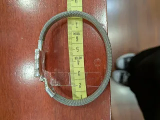 Pulsera FC Barcelona Plata y Acero