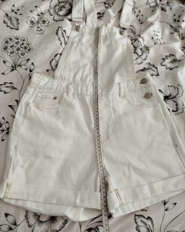 Mono corto vaquero blanco Pimkie