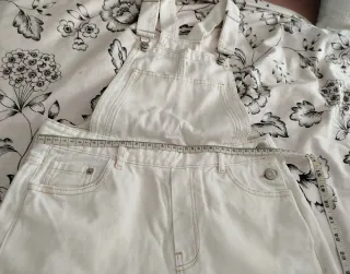 Mono corto vaquero blanco Pimkie