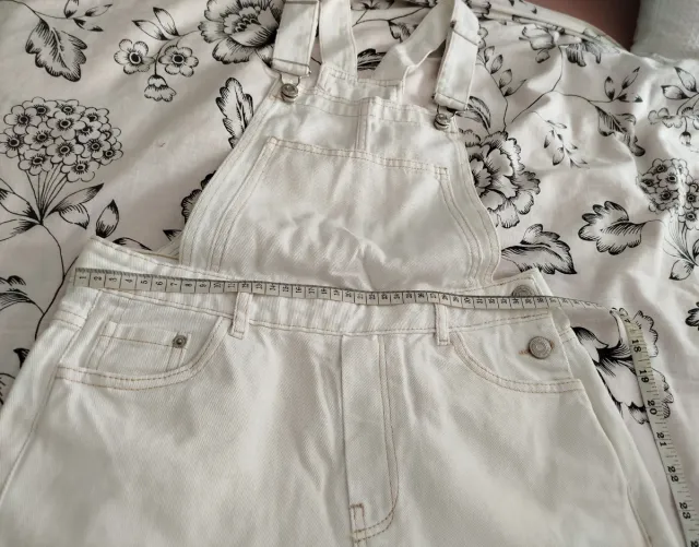 Mono corto vaquero blanco Pimkie