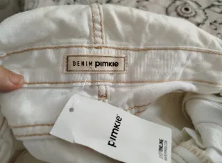 Mono corto vaquero blanco Pimkie