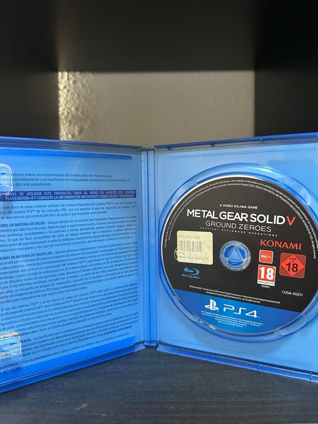 Metal Gear Solid V: Ground Zeroes - PS4