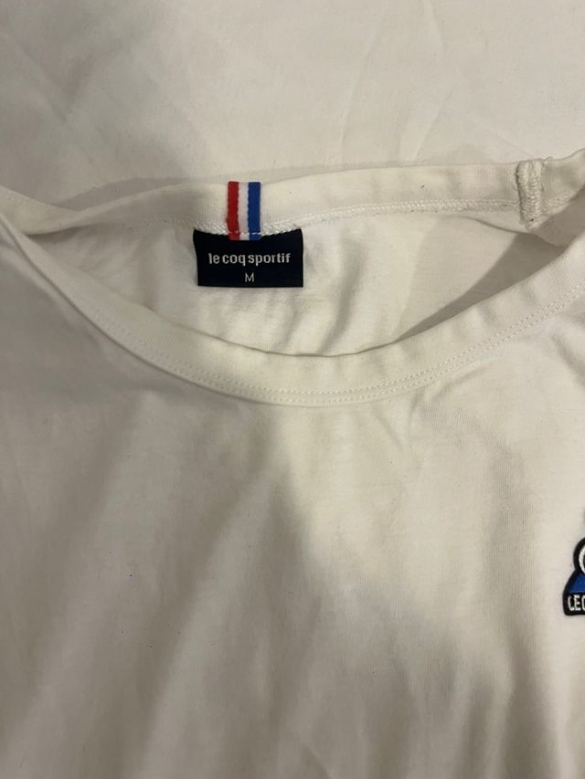 Camiseta Le Coq Sportif Blanca con Diseño