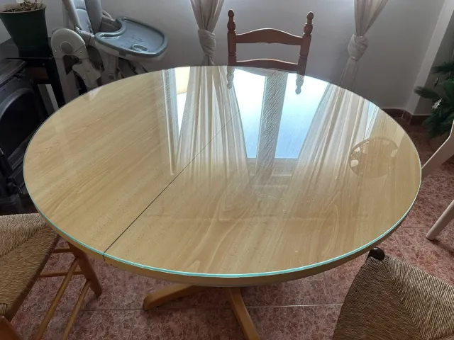 Mesa redonda comedor 110 cm