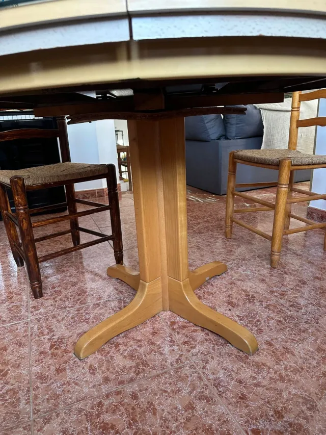 Mesa redonda comedor 110 cm