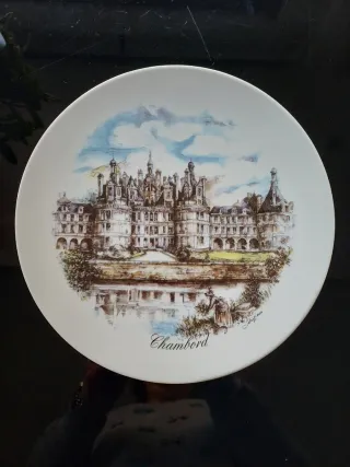 Plato decorativo Castillo Chambord Francia