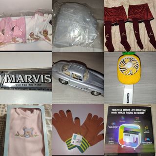 Lotto misto abbigliamento e accessori, set oggetti