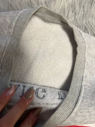 Sudadera Gris Morang USA Bandera Americana