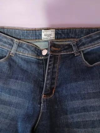 Pantalones vaqueros mujer azul talla s 162 cm