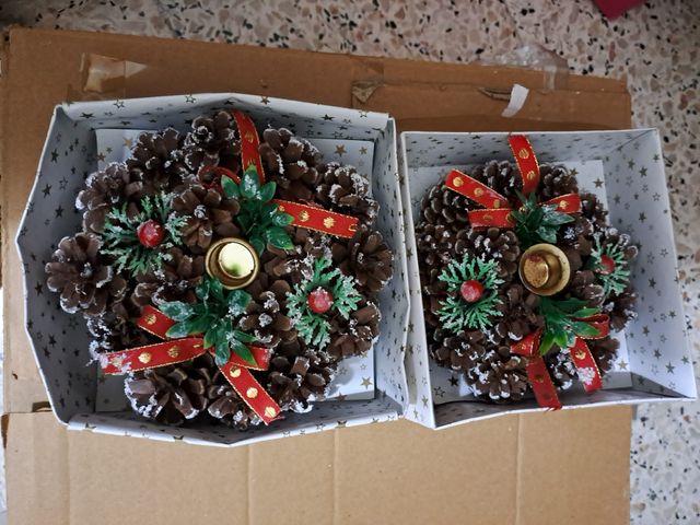 Portavelas de Navidad (ANTIGUO)