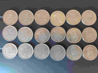 18 Monedas 50 Pesetas Juan Carlos I