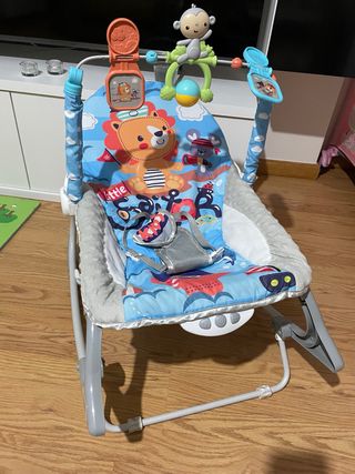 Hamaca para bebé con música y vibración