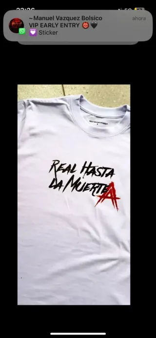 Camiseta Anuel AA Blanca