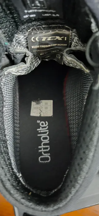 Scarpe Moto FIREGUN-3 WP BLACK EU 39