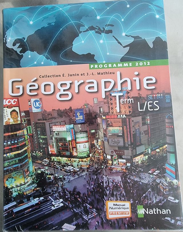 Géographie Tle L/ES Programme 2012