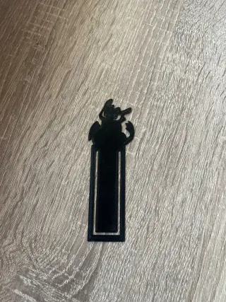 Marcapáginas Diseño 3D Dragon Desdentado