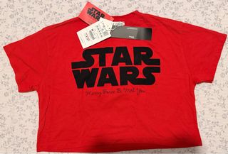 Camiseta Star Wars Navidad Pull&Bear Talla XS