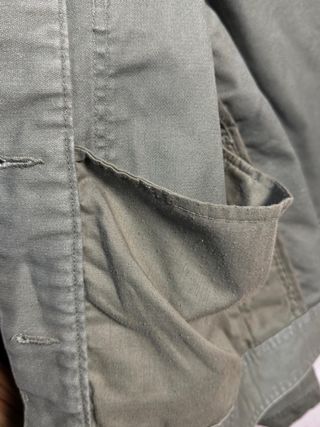 Chaqueta verde Pull&Bear 100% algodón