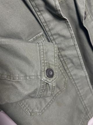 Chaqueta verde Pull&Bear 100% algodón