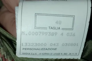 Giacca donna pied de poule verde Maska