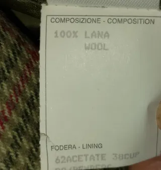 Giacca donna pied de poule verde Maska