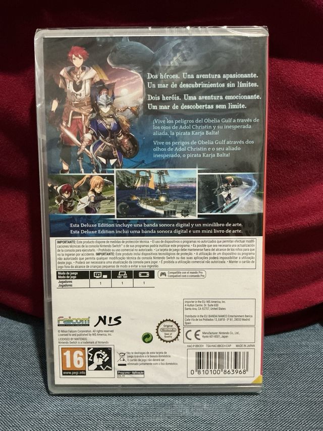 Ys X Nordics Deluxe - Nintendo Switch - Precintado
