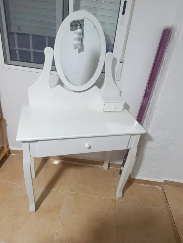 Tocador/escritorio blanco madera
