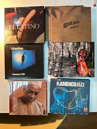 Lote 4 CDs Música Flamenco Jazz Latino chill etc