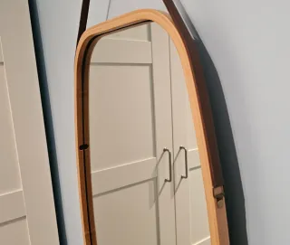 Espejo de bambú ajustable