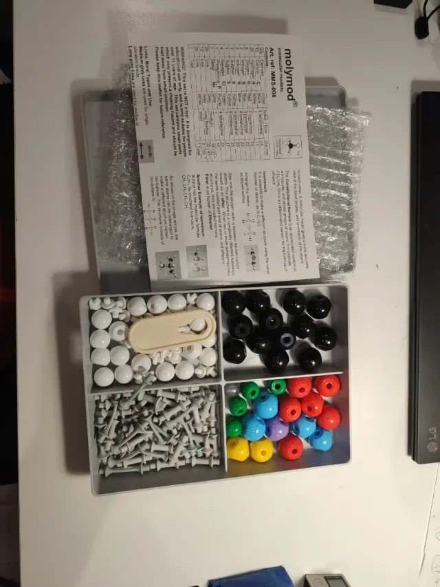 Juego de modelos moleculares