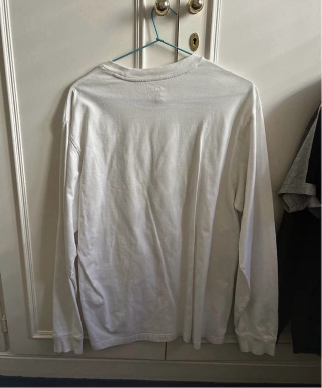 Camiseta Supreme manga larga blanca talla M