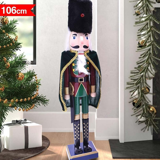 Soldato Schiaccianoci di Natale in Legno Gigante A