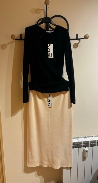 Conjunto Falda y Jersey Adolfo Domínguez Talla L