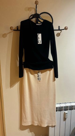 Conjunto Falda y Jersey Adolfo Domínguez Talla L