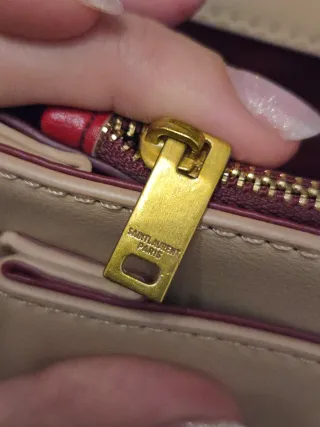 Bolso YSL Sunset Mediano Beige