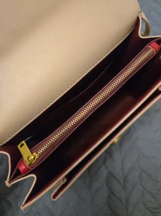 Bolso YSL Sunset Mediano Beige