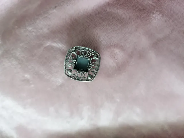 Orecchini grandi festa blu argento