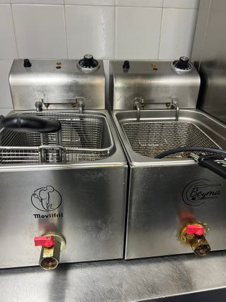 2 Freidoras Eléctricas 10L Monofásicas