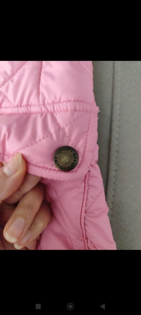 Piumino Ralph Lauren ragazza 12 anni rosa barbie