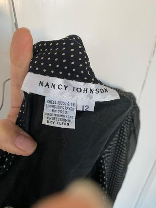 Abito lungo Nancy Johnson pois L