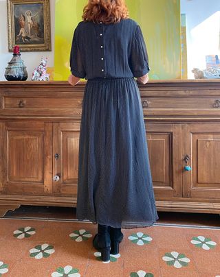 Abito lungo Nancy Johnson pois L