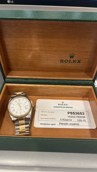 Rolex Oyster Perpetual Date Acero y Oro